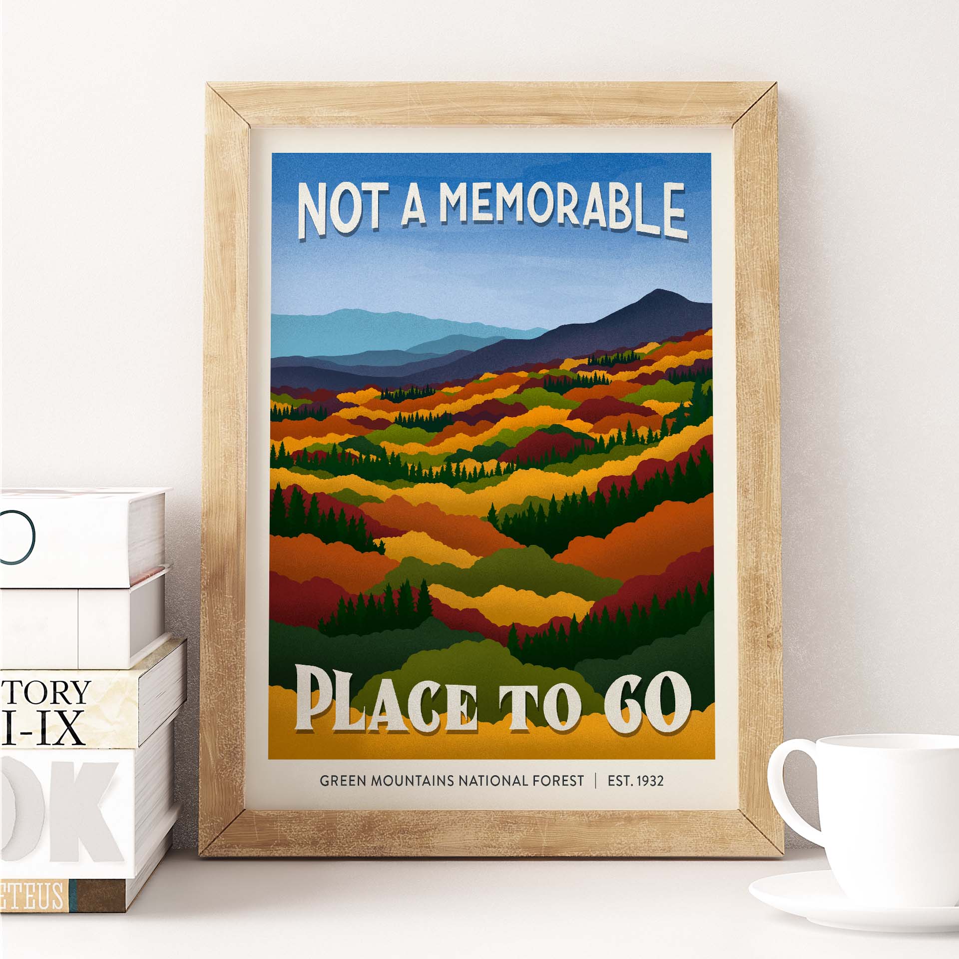 Subpar Parks American Public Lands – 8x10 Prints - Amber Share Design-NEW Green Mountain National Forest