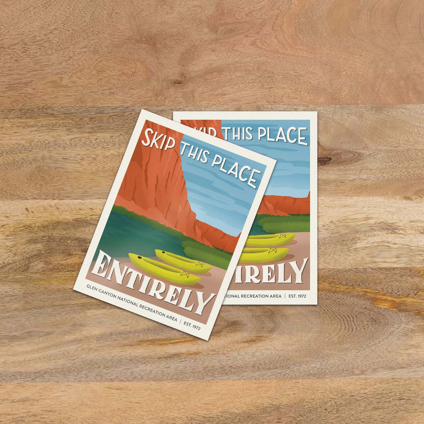 Subpar Parks™ American Public Lands Stickers - Amber Share Design-Glen Canyon National Recreation Area--
