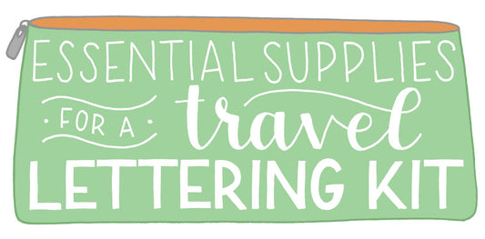 Essential Supplies for a Travel Lettering Kit - Amber Share Design