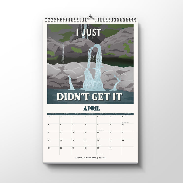 Subpar Parks 2027 Illustrated National Parks Wall Calendar - PREORDER