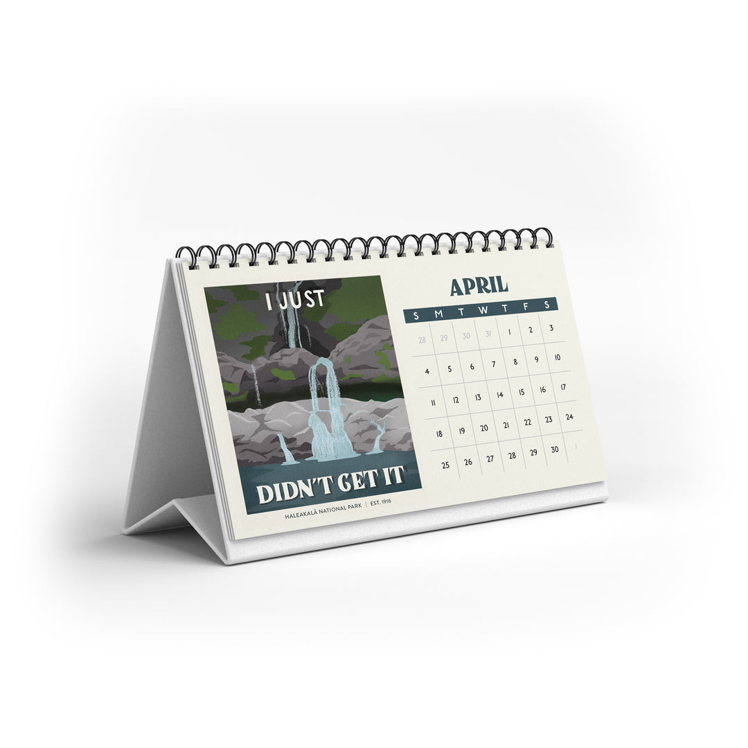 Subpar Parks 2027 Illustrated National Parks Desk Calendar - PREORDER