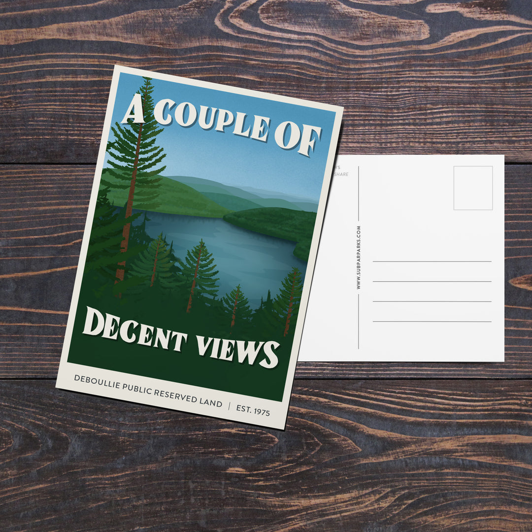Subpar Parks x Natural Resources Council of Maine Postcards - PREORDER