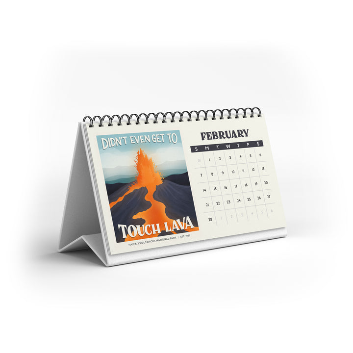 Subpar Parks 2027 Illustrated National Parks Desk Calendar - PREORDER
