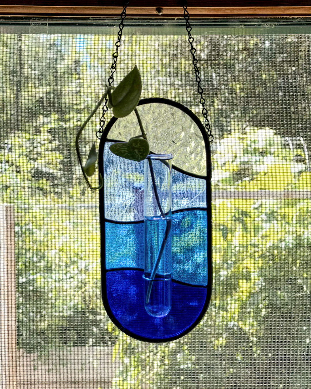 Plant Propagator Stained Glass Suncatcher