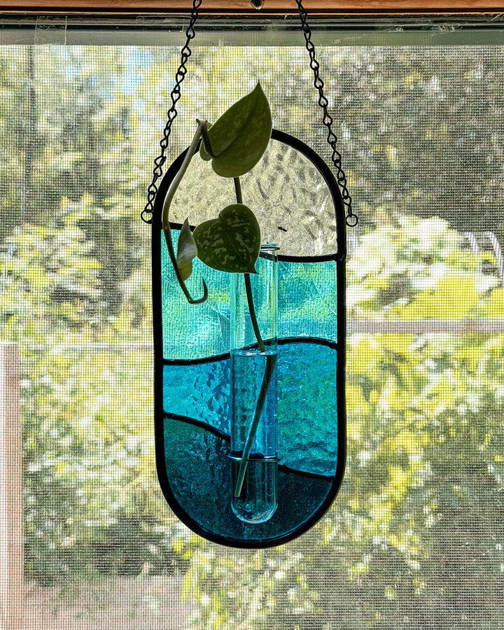 Plant Propagator Stained Glass Suncatcher