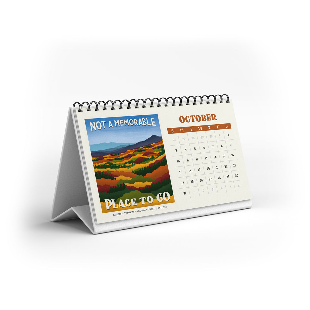 Subpar Parks 2027 Illustrated National Parks Desk Calendar - PREORDER