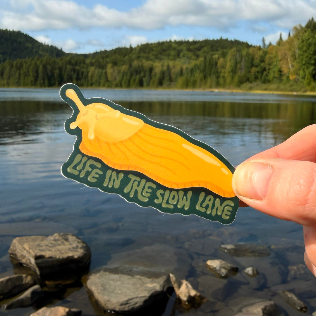 Banana Slug Vinyl Sticker