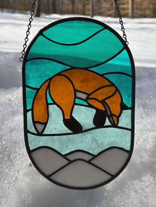 Fox #2 Suncatcher - Amber Share Design - 