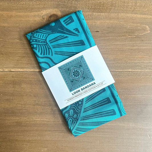 Loon Bandana - Amber Share Design - 