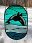 Orca Suncatcher - Amber Share Design - 