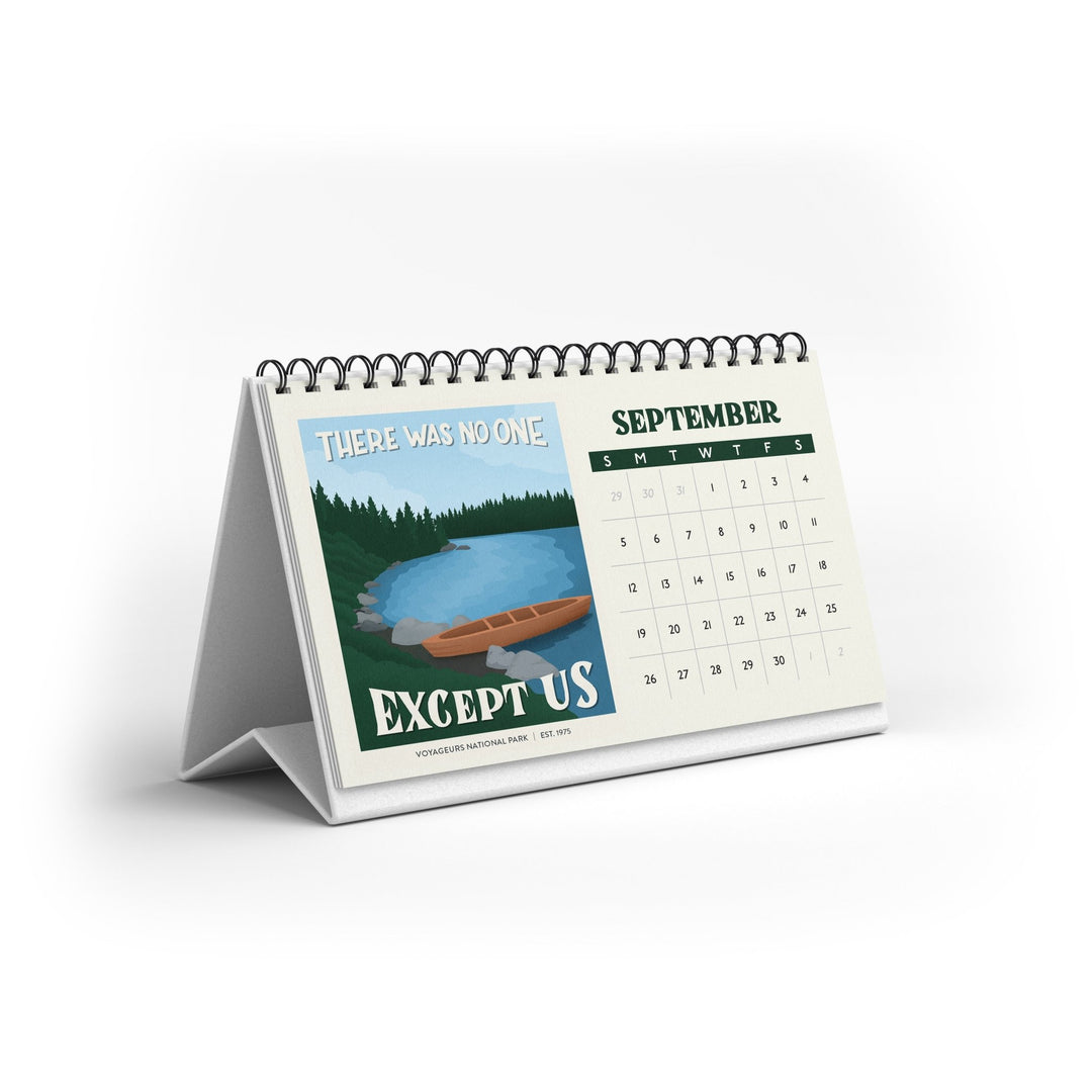 Subpar Parks 2027 Illustrated National Parks Desk Calendar - PREORDER - Amber Share Design - 