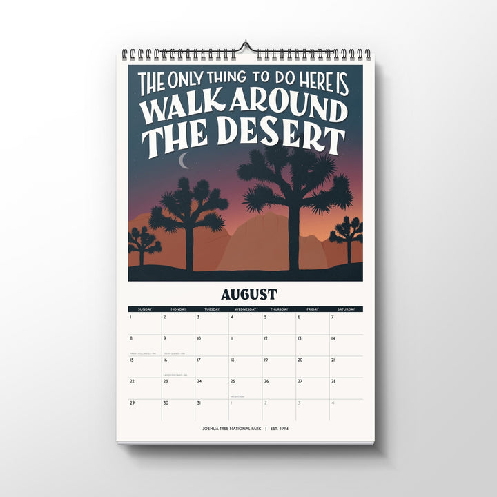 Subpar Parks 2027 Illustrated National Parks Wall Calendar - PREORDER - Amber Share Design - 
