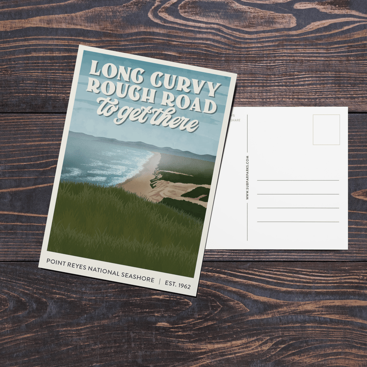 Subpar Parks American Public Lands Postcards - Amber Share Design-NEW Point Reyes National Seashore - 