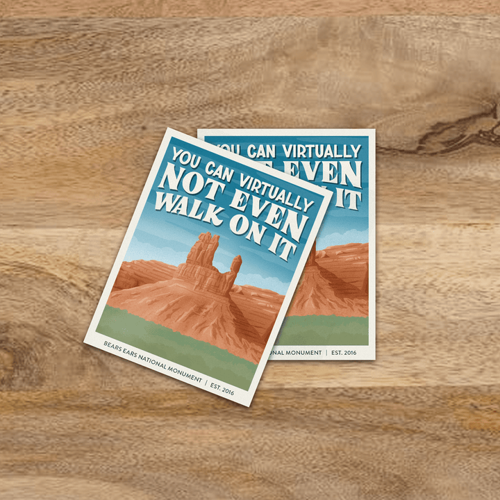 Subpar Parks American Public Lands Sticker (Singles) - Amber Share Design-NEW Bears Ears National Monument - 