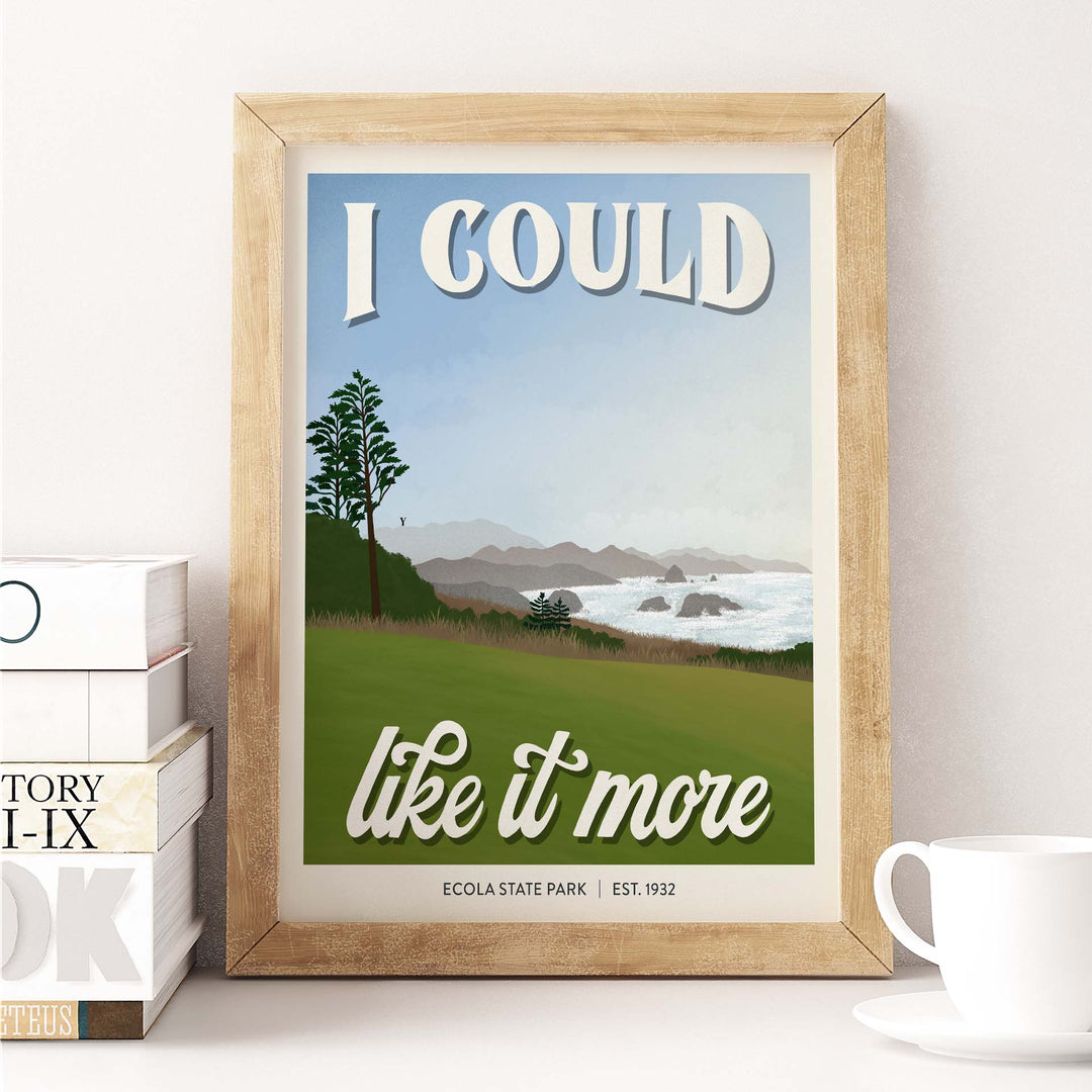 Subpar Parks American State and Local Parks 8x10 Prints - Amber Share Design - Ecola State Park (OR) - 