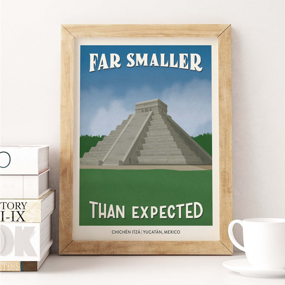 Subpar Parks International Parks - 8x10 Print - Amber Share Design - Chichen Itza (Mexico) - 