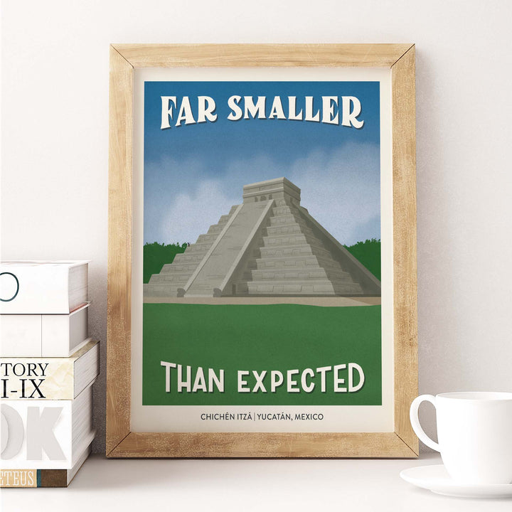 Subpar Parks International Parks - 8x10 Print - Amber Share Design - Chichen Itza (Mexico) - 
