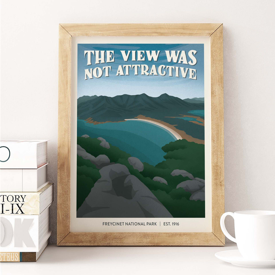 Subpar Parks International Parks - 8x10 Print - Amber Share Design - Freycinet National Park (Tasmania) - 