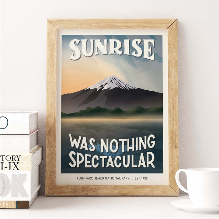 Subpar Parks International Parks - 8x10 Print - Amber Share Design - Mt. Fuji (Japan) - 