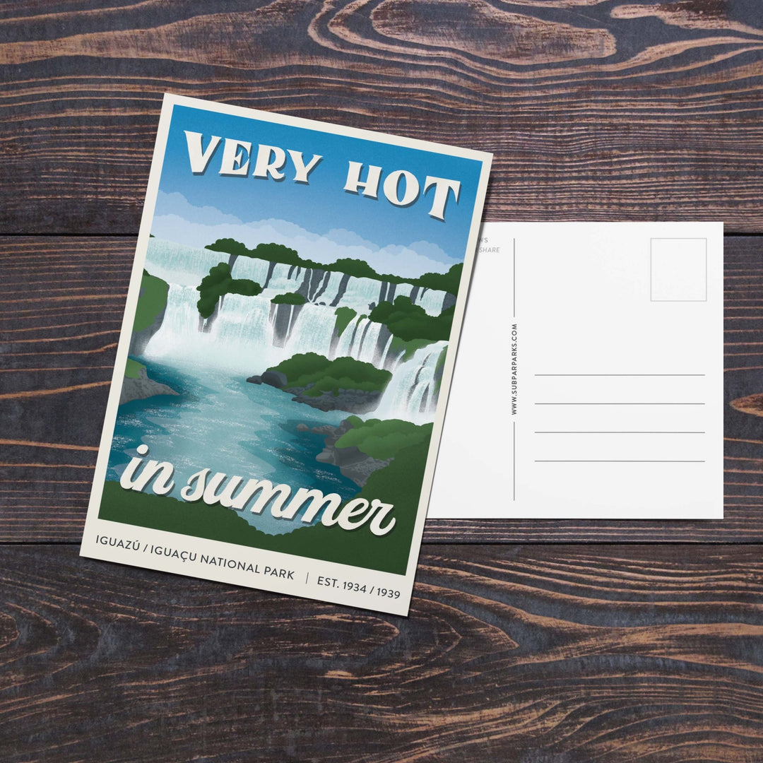 Subpar Parks International Parks - Postcard - Amber Share Design - Iguazu / Iguacu National Park (Argentina & Brazil) - 