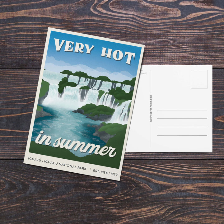 Subpar Parks International Parks - Postcard - Amber Share Design - Iguazu / Iguacu National Park (Argentina & Brazil) - 