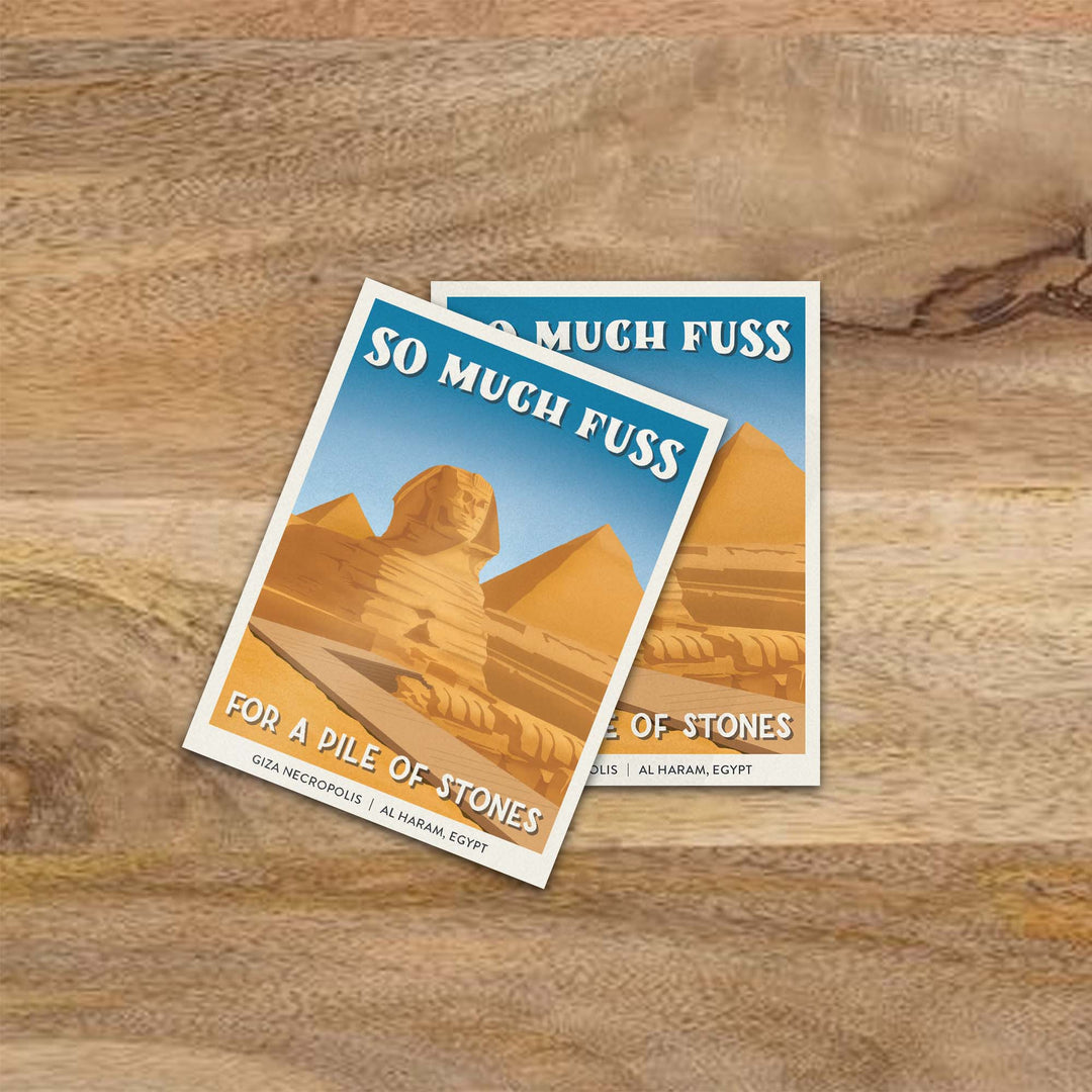Subpar Parks International Parks - Sticker (Singles) - Amber Share Design - Giza Necropolis (Egypt) - 