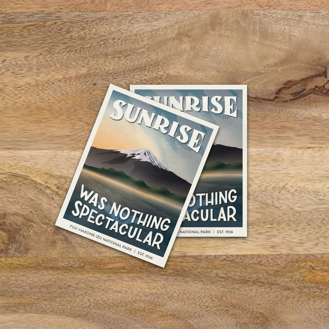 Subpar Parks International Parks - Sticker (Singles) - Amber Share Design - Mt. Fuji (Japan) - 