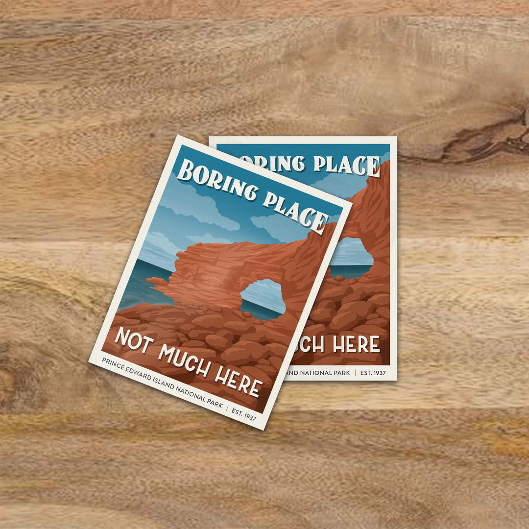 Subpar Parks International Parks - Sticker (Singles) - Amber Share Design - Prince Edward Island National Park (Canada) - 