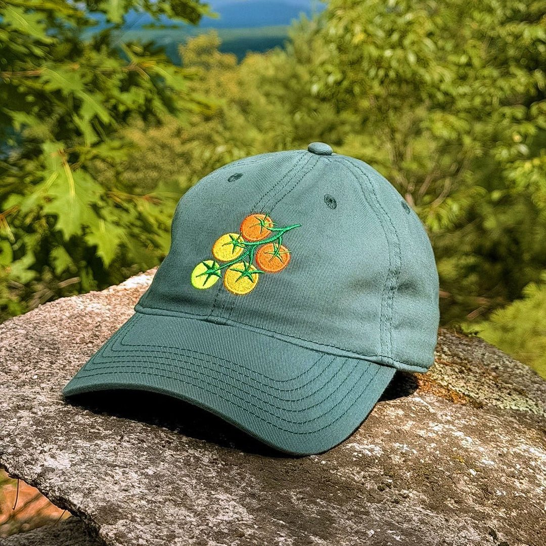 Sungold Tomato Baseball Cap - Amber Share Design - 