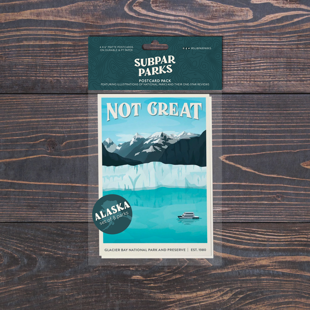 Subpar Parks Illustrated US National Park Postcard Packs