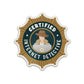 Certified Internet Detective Sticker - Amber Share Design---