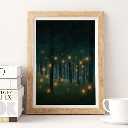 Firefly Glow – 8x10 Print - Amber Share Design---