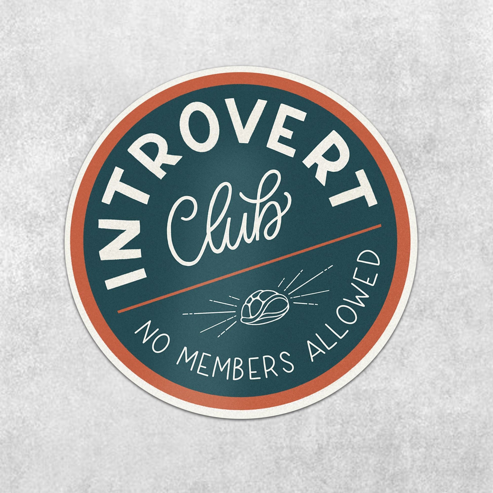 Introvert Club (No Members Allowed) - Amber Share Design-Default Title--