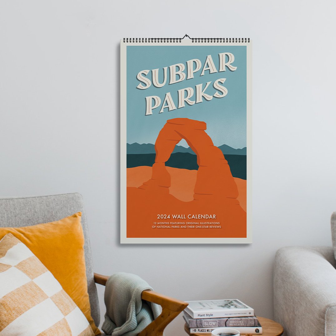 Subpar Parks 2024 Calendar (PREORDER) - Amber Share Design---