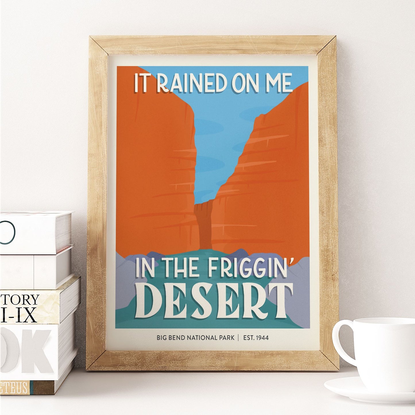 Subpar Parks 8x10 Print - Amber Share Design-Big Bend--