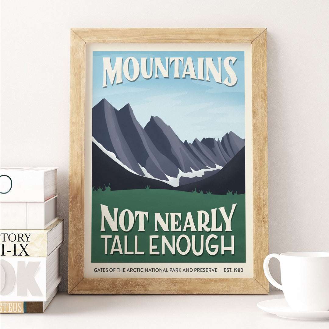 Subpar Parks 8x10 Print - Amber Share Design-Gates of the Arctic--