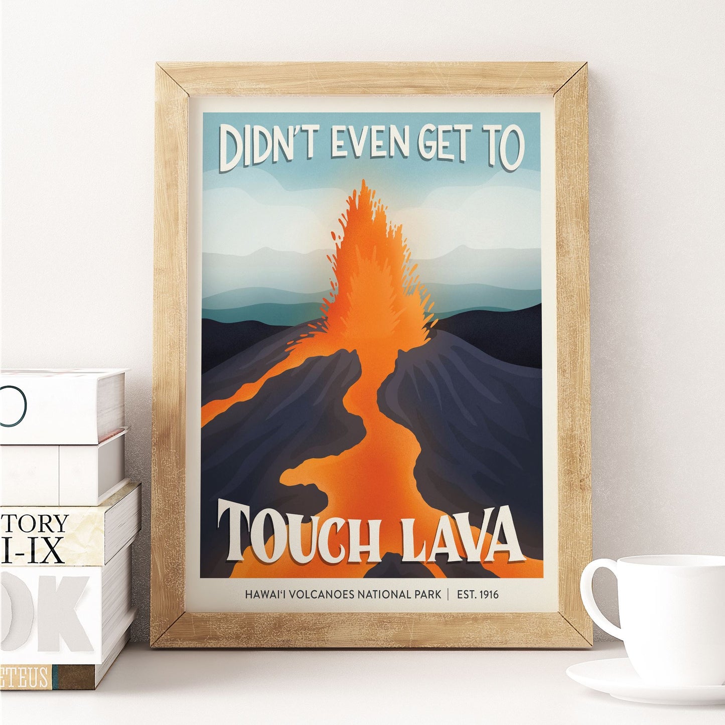 Subpar Parks 8x10 Print - Amber Share Design-Hawai'i Volcanoes--