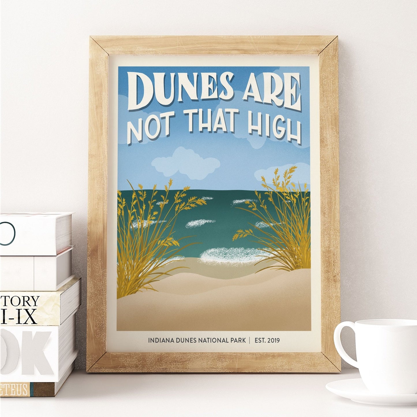 Subpar Parks 8x10 Print - Amber Share Design-Indiana Dunes--