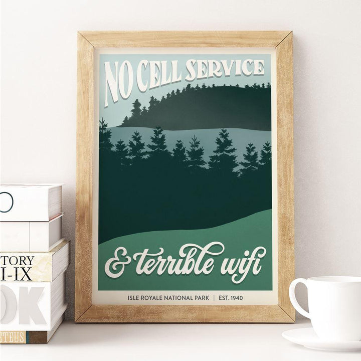 Subpar Parks 8x10 Print - Amber Share Design-Isle Royale--
