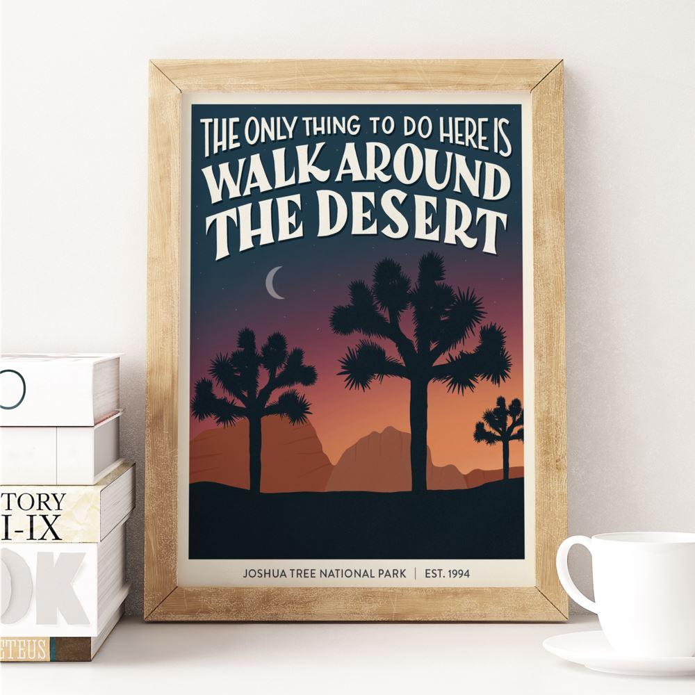 Subpar Parks 8x10 Print - Amber Share Design-Joshua Tree--