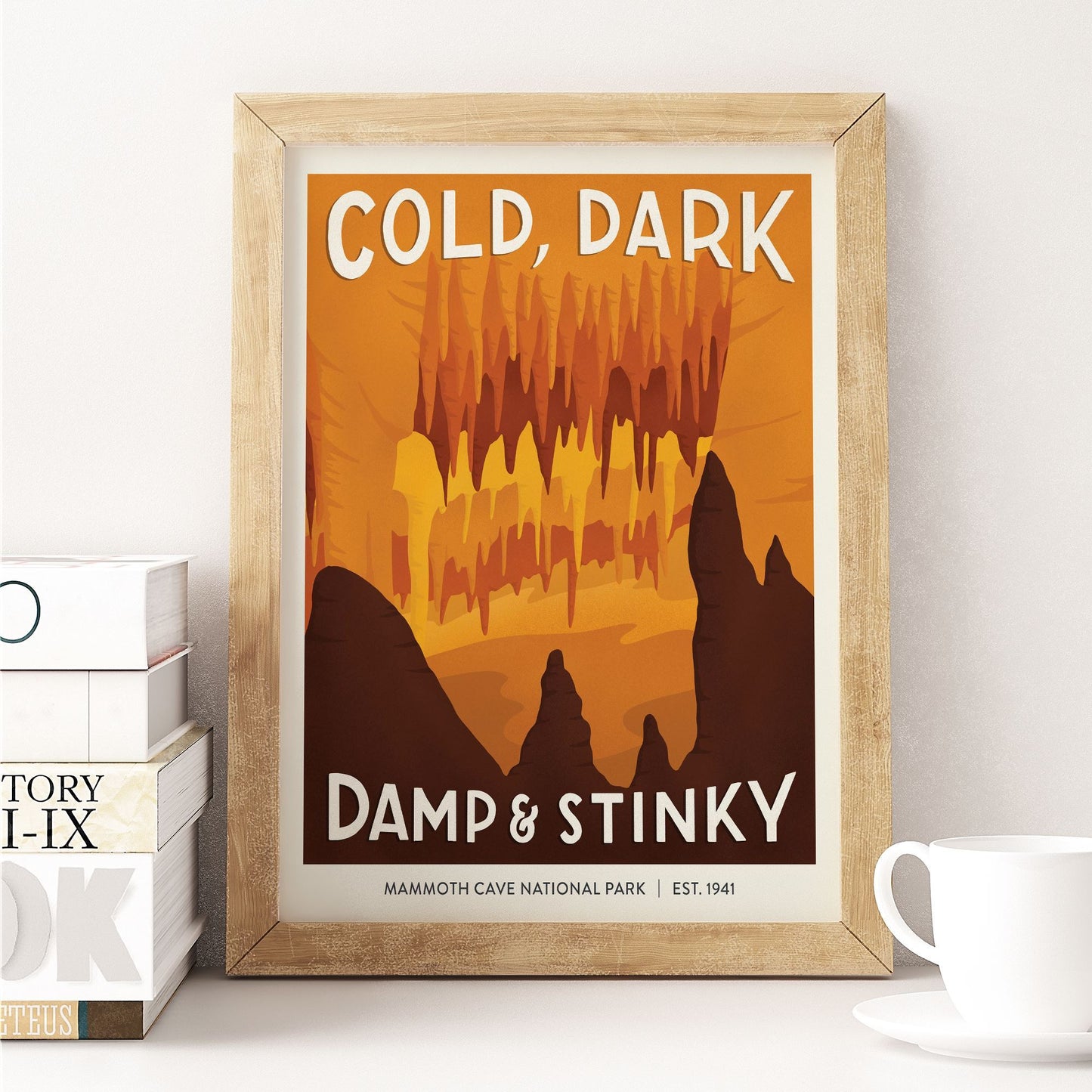 Subpar Parks 8x10 Print - Amber Share Design-Mammoth Cave--