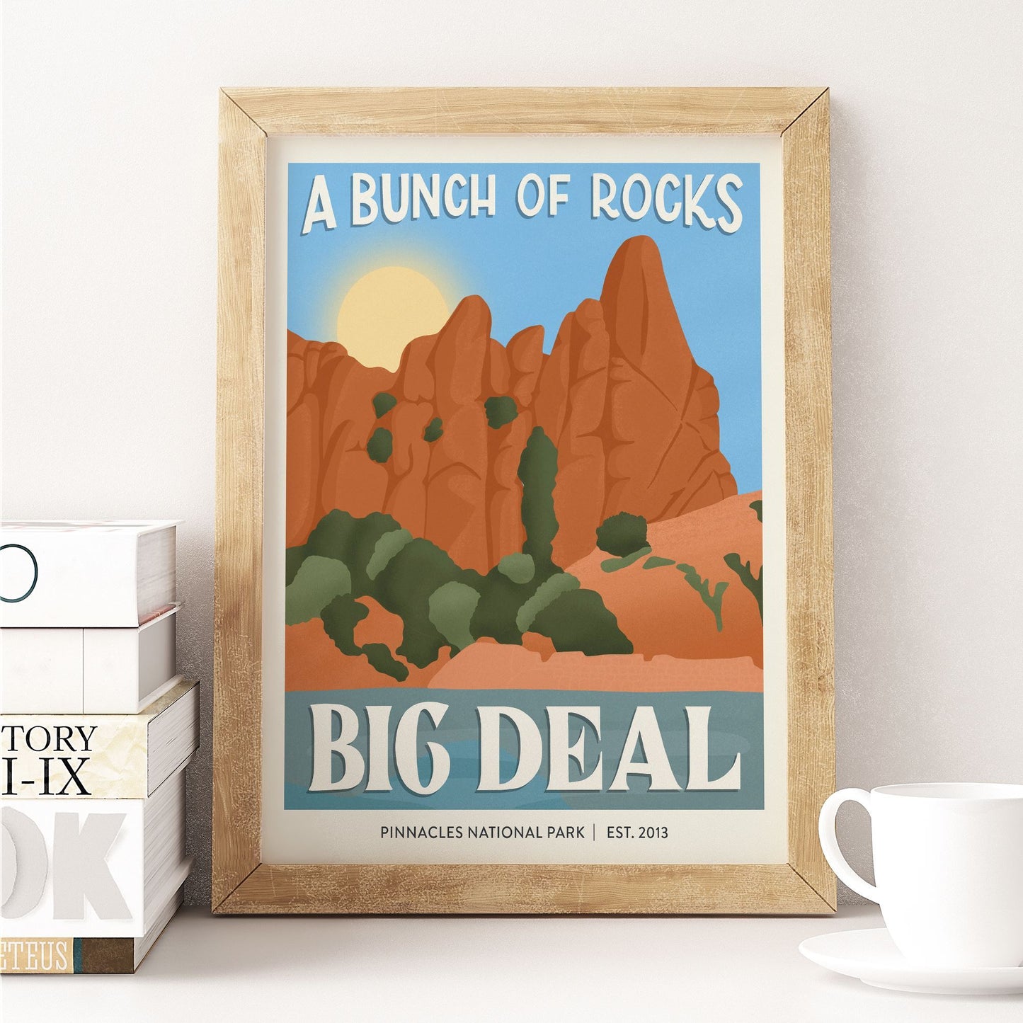 Subpar Parks 8x10 Print - Amber Share Design-Pinnacles--