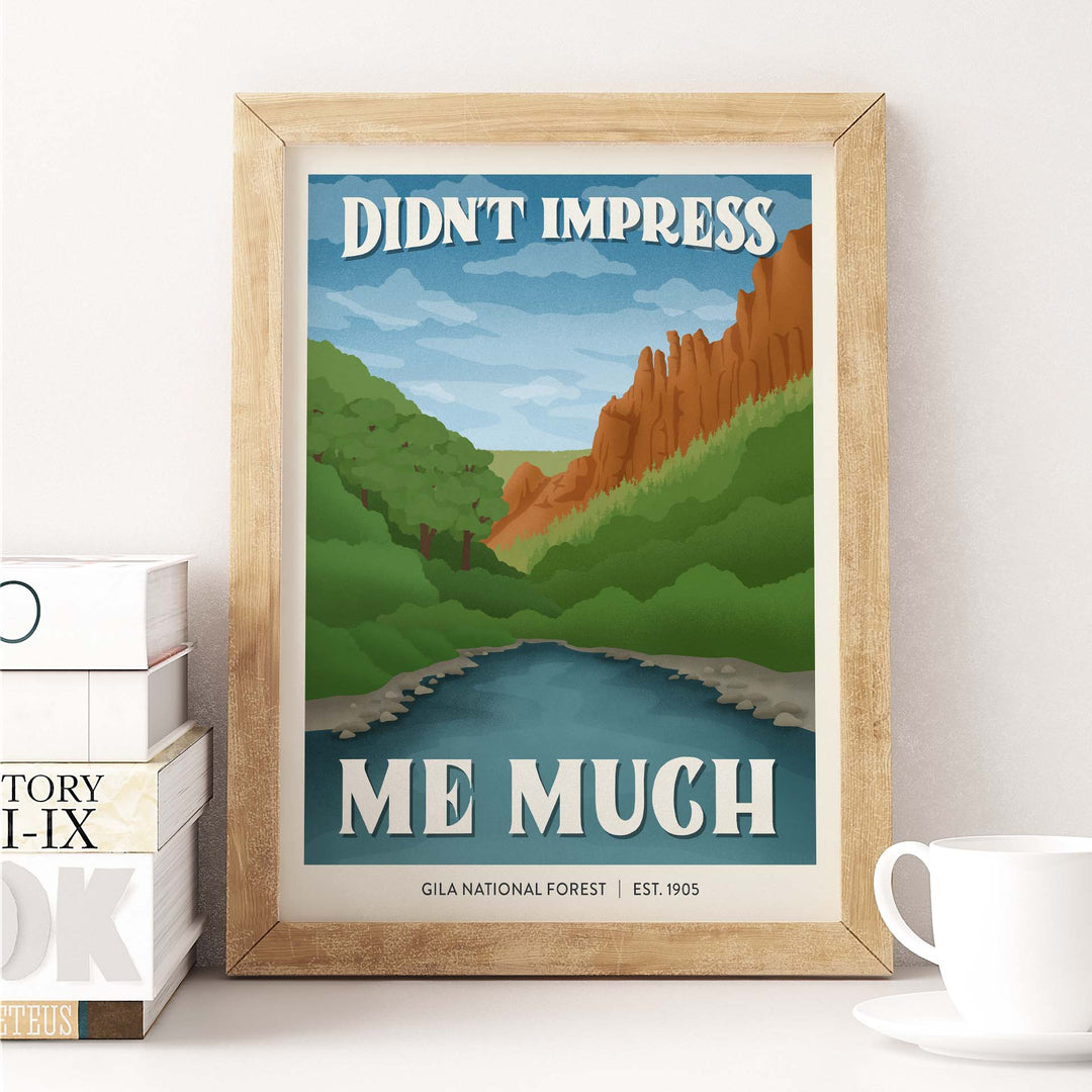 Subpar Parks American Public Lands – 8x10 Prints - Amber Share Design-Gila National Forest--