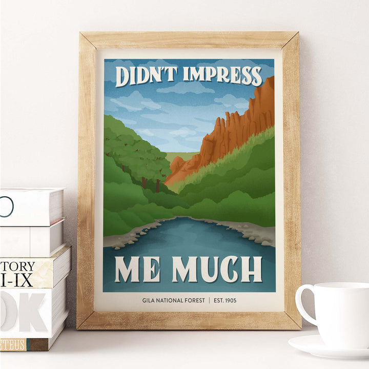 Subpar Parks American Public Lands – 8x10 Prints - Amber Share Design-Gila National Forest--