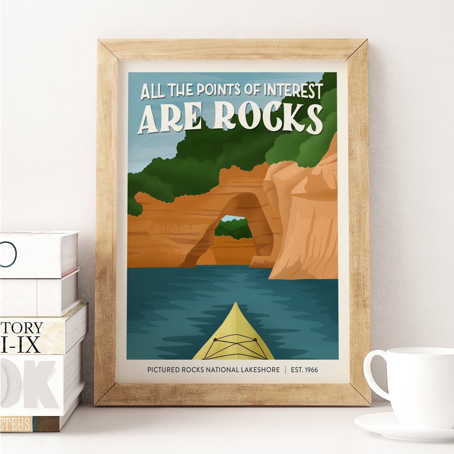 Subpar Parks™ American Public Lands – 8x10 Prints - Amber Share Design-Pictured Rocks National Lakeshore--