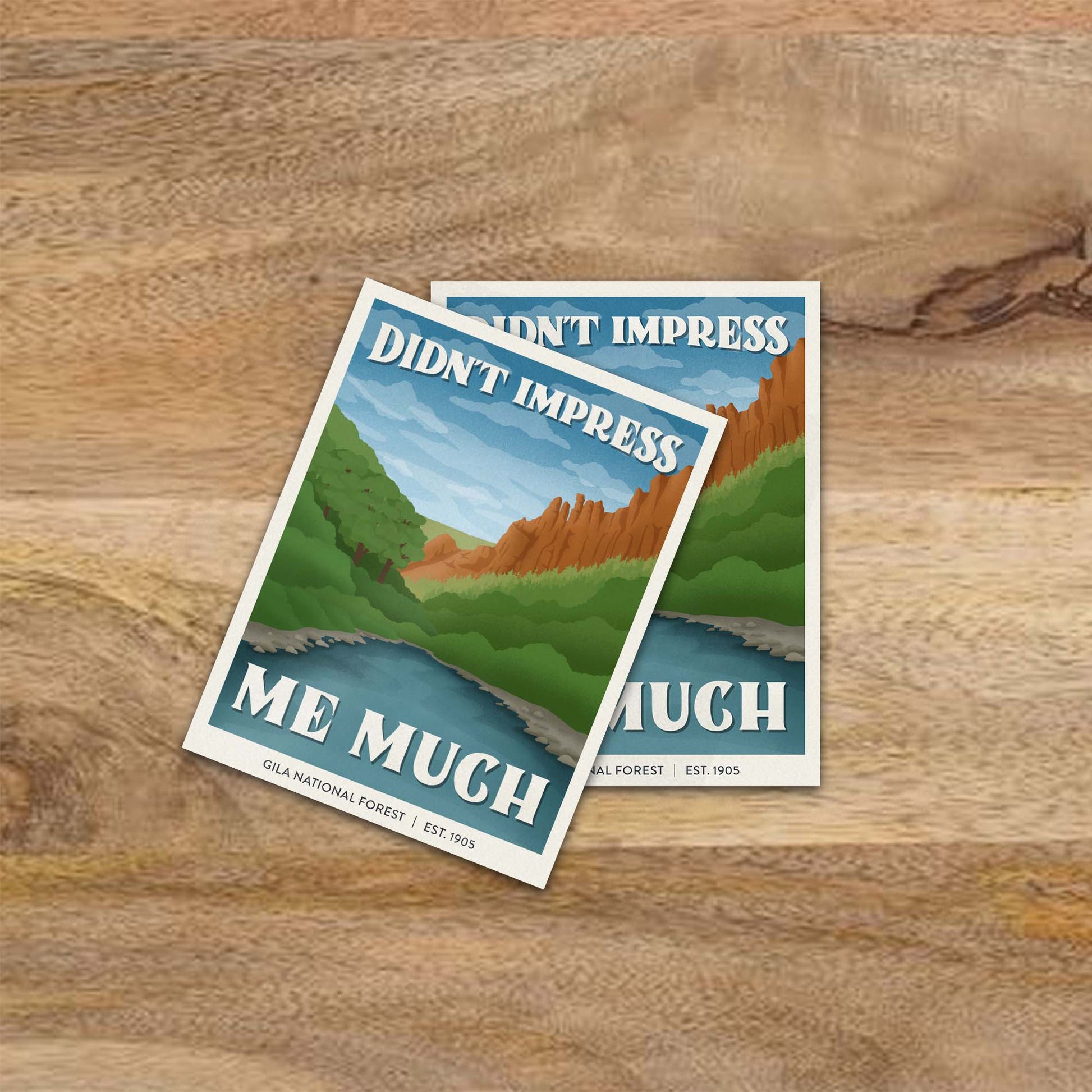 Subpar Parks American Public Lands Sticker (Singles) - Amber Share Design-Gila National Forest--
