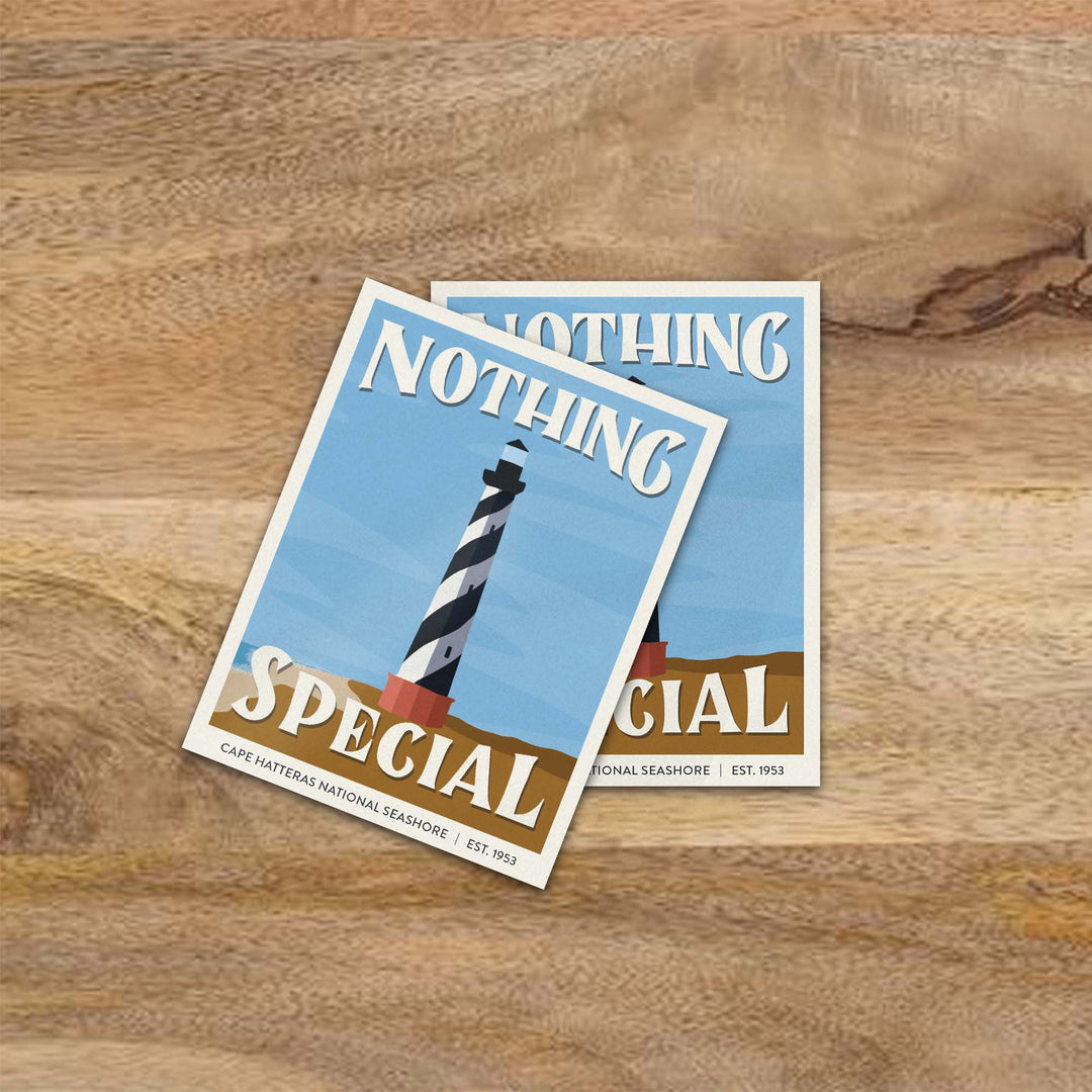 Subpar Parks American Public Lands Stickers - Amber Share Design-Cape Hatteras National Seashore--