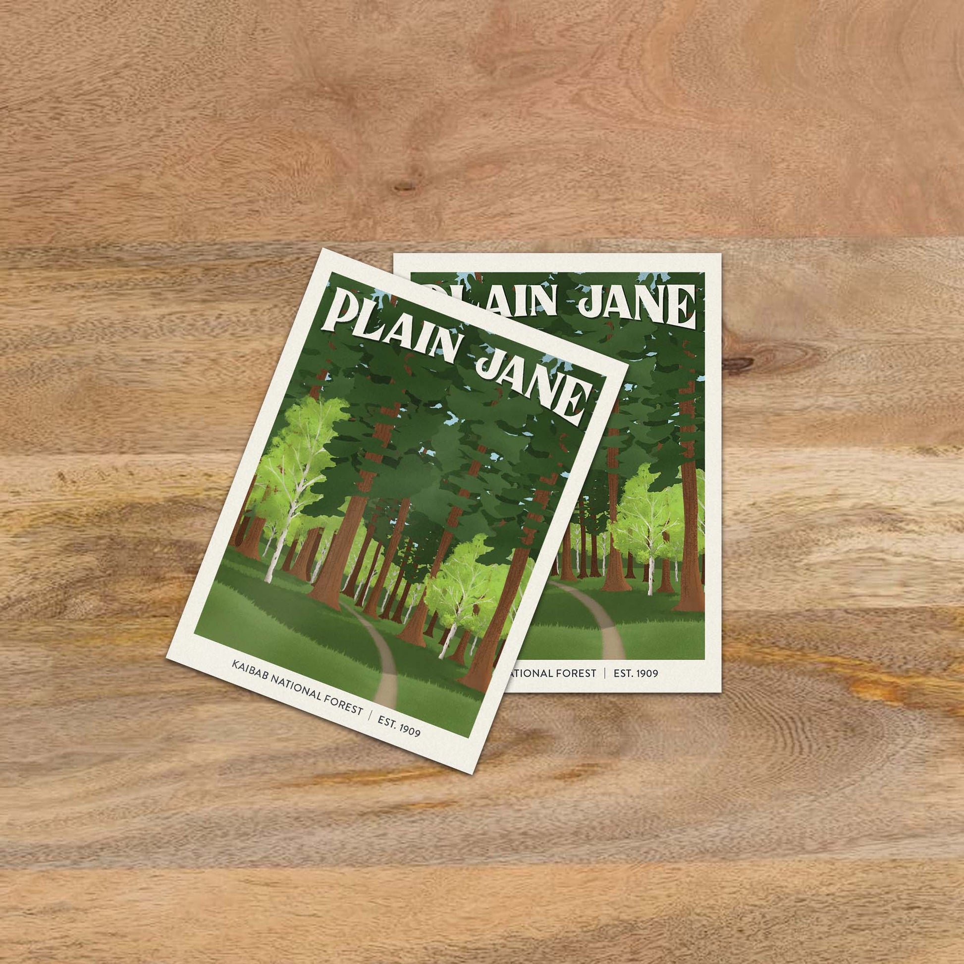 Subpar Parks™ American Public Lands Stickers - Amber Share Design-Kaibab National Forest--