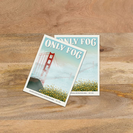 Subpar Parks™ American Public Lands Stickers (PREORDER 3/8) - Amber Share Design-Golden Gate National Recreation Area--