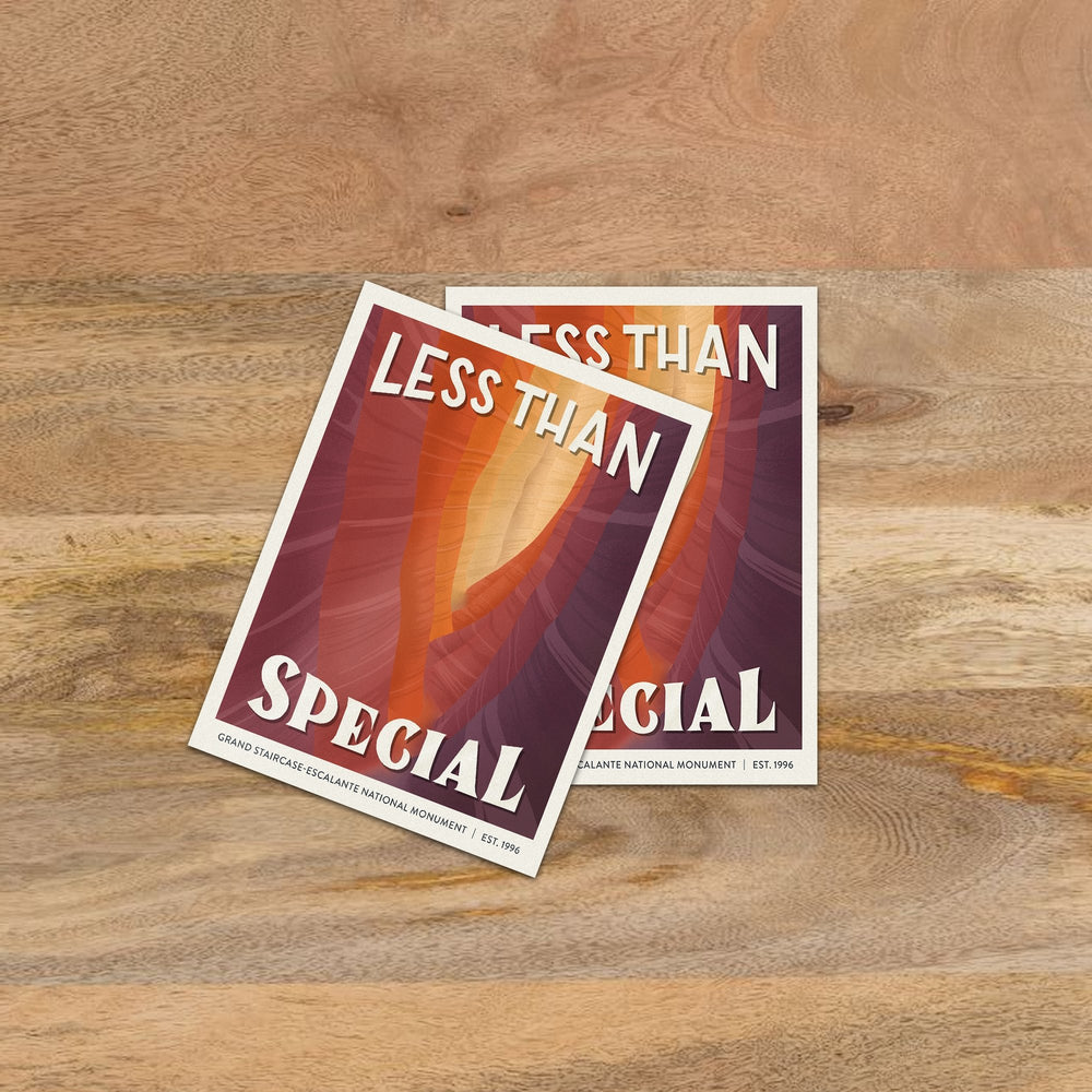 Subpar Parks™ American Public Lands Stickers - Amber Share Design-Grand Staircase-Escalante National Monument--